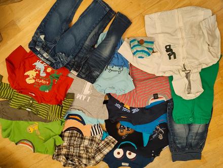 Balík oblečení vel 80, 68–80