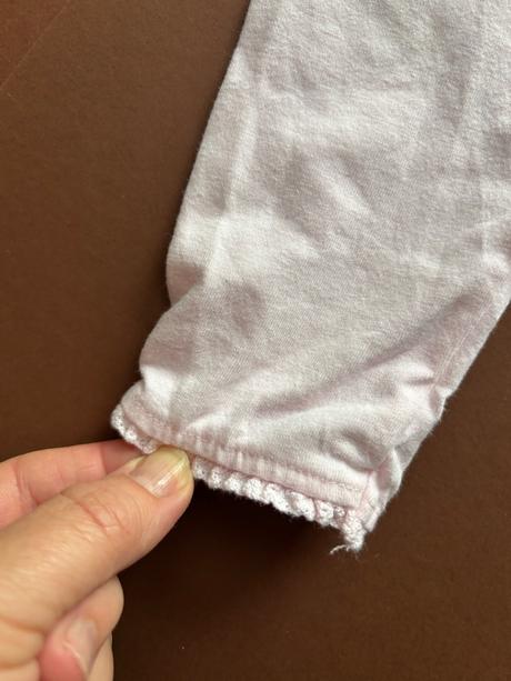 Legíny světle růžové - v. 6/9 měs., next,74