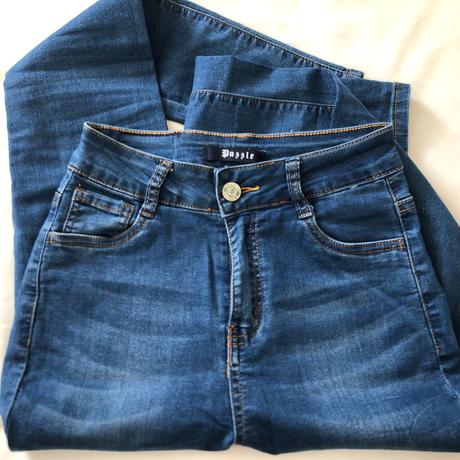 Modré elastické džíny, 152