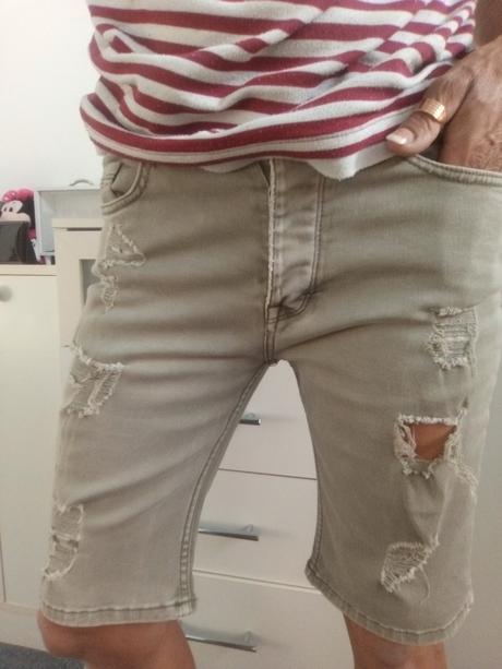 Trhané šortky zn."denim&co" vel."38/m", denim co,38