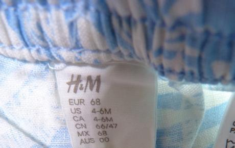 Kraťase vel.68, h&m,68