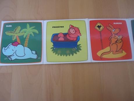 2 leporela čísla,zvířátka,