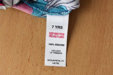 Kraťasy vel. 7 let, matalan,122