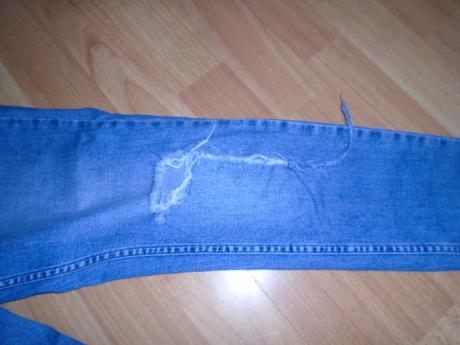 Džíny trhané 152/158, calzedonia,152