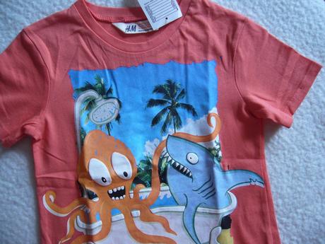 Bavlněné triko/tričko 98/104, h&m,98