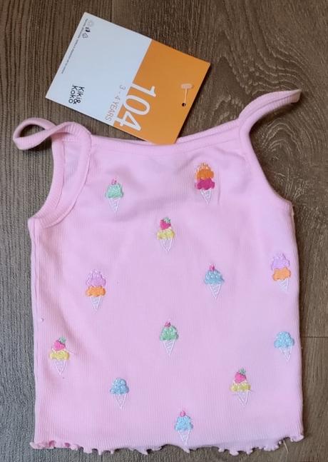 Dívčí letní setík, vel. 104 (sukýnka+tílko), 104–116