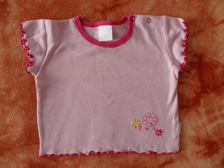 3x tričko s krátkým rukávem, motýlci, 92