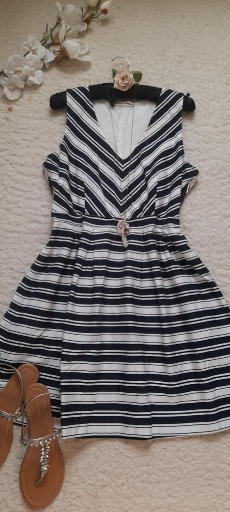 Camaïeu áčkové bavlněné šaty, camaieu,44