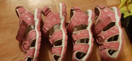 2 x sandálky růžové, 29