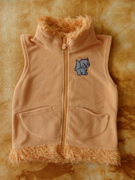 Flísová vesta s kočičkou 104-110, 110