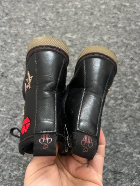 Dětské dívčí černé vyteplené traktorky vel. 27, cupcake,27