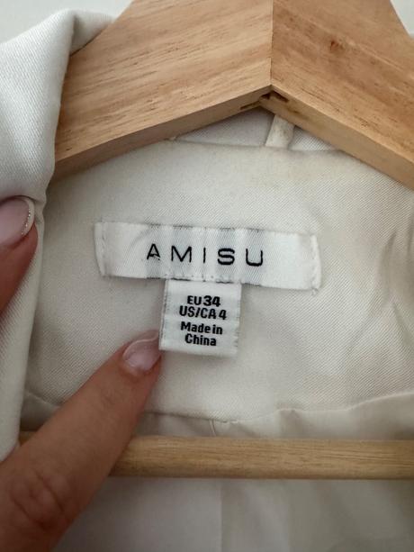 Bílé sako vel.xs / 34, amisu,xs