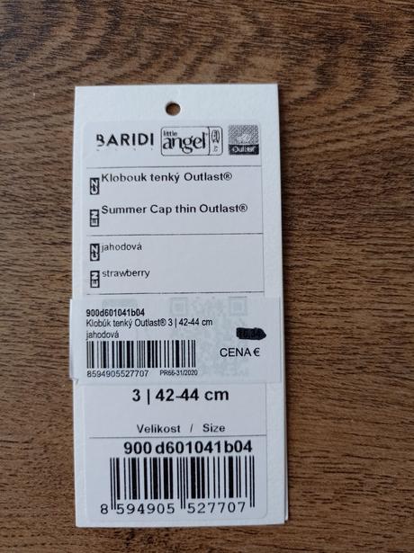 Klobouk tenký - outlast, little angel - 3, little angel®,92