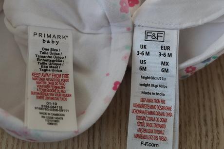 Čepičky vel. 3 - 6 m, f&f,68