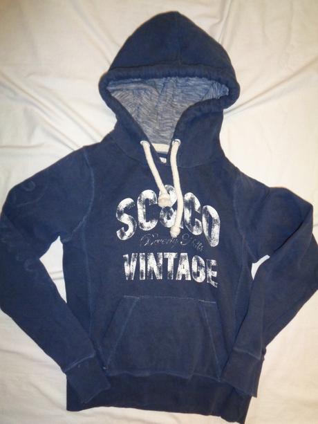 Modrá teplá mikina, 140