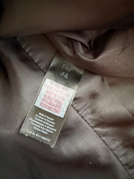 F&f kabat cerny kratky 42/44, f&f,42