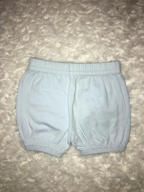 Modré bavlněné kraťásky, 56
