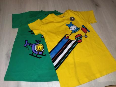 2x trička next 122, next,122