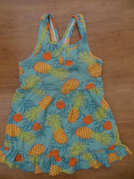Šaty lupilu vel. 98/104 s ananasama, lupilu,104