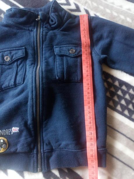 Bavlněná bundička - mikina, londýn, 92