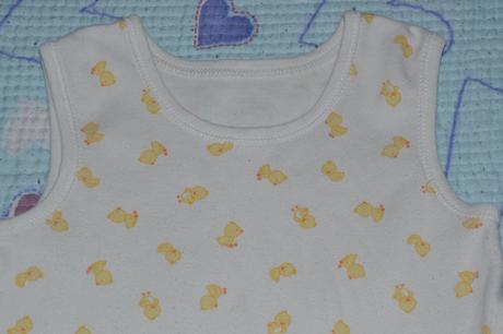 Bavlněné tílkové body s kačenkami 92/98, tesco,92