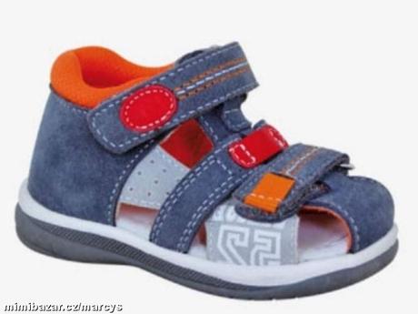 Chlapecké kožené sandálky protetika, protetika,25