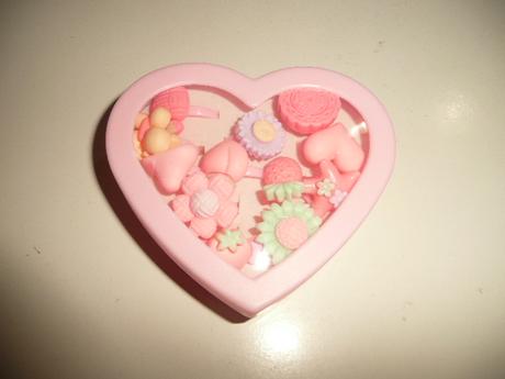 Prstýnek dětský srdce 12 ks,