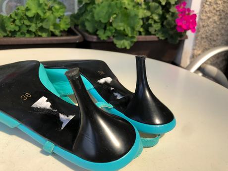 Tyrkysove bata boty spicate vel.36, baťa,36