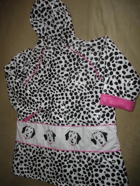 Luxusní vypodšívkovaný plášť do deště, vel.5-6 let, 110