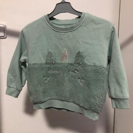 Zelenkavá mikina s jednorožcem, 98