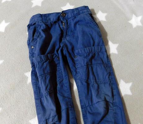 Plátěné kalhoty f&f vel.110/116, f&f,116