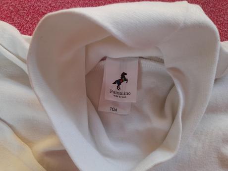 Bílý rolák,roláček palomino,triko s rolákem, c&a,104