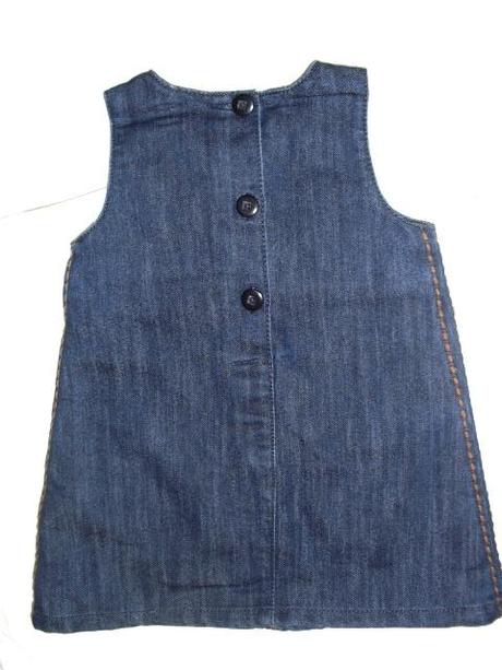 Nádherná celoroční riflová šatovka, next,74