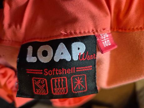 Dívčí softshelové kalhoty loap vel. 134/140, loap,134