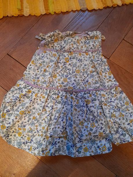 Letní malé kytičkové šatečky,šatičky na holku, 86
