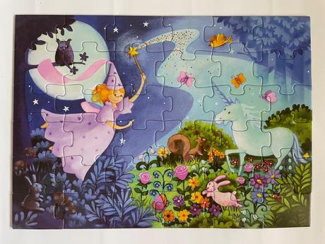 Puzzle djeco vila a jednorožec,