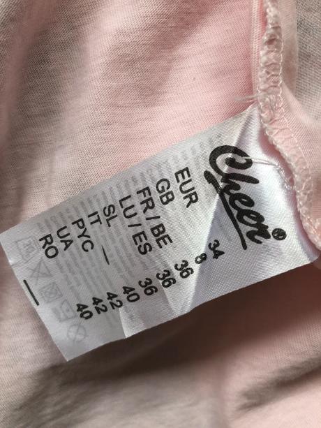 Paris ruzove tricko od cheer 34, 34