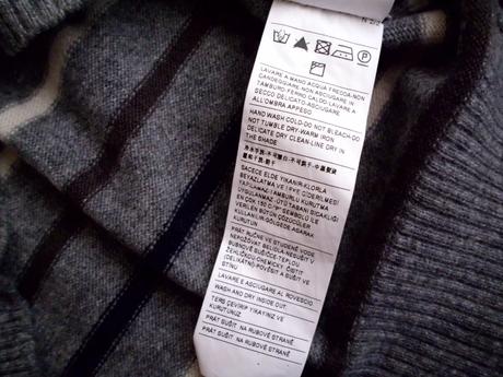 Vlna polo pásik, benetton,m