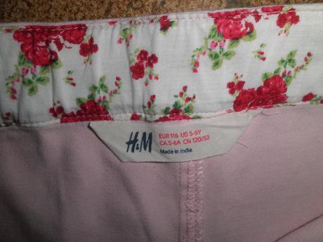 Plátěná sukně propínací, h&m,116