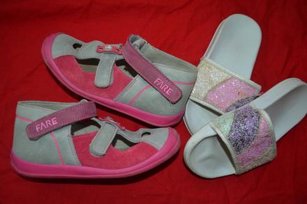 Kvalitní dívčí sandály fare v.29+ zdarma pantofle, fare,29