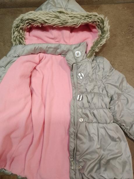 Roztomilý kabátek s mašlí a knoflíčky, v. 98, st. bernard,98