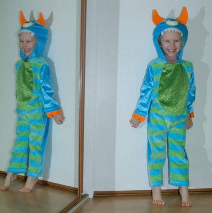 Karnevalový kostým příšerka, 