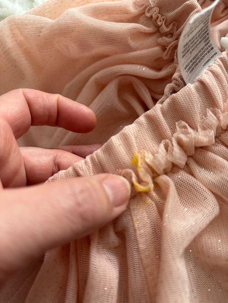 Sukně tylová meruňkové barvy - v.92, h&m,92