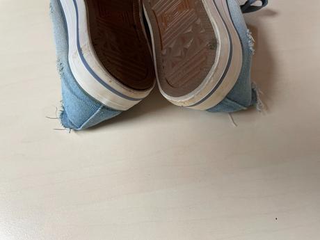 Džínové tenisky, dřené a rty, vel 36, fashion, 36