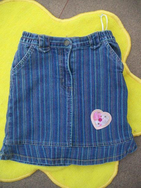 Riflová sukně, 110