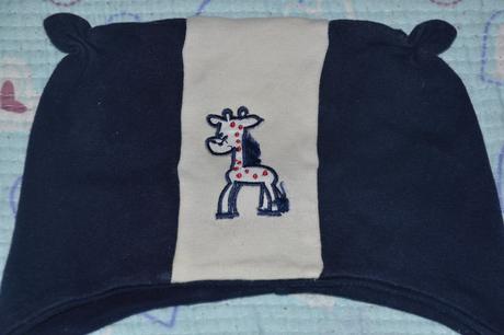 Bavlněná čepička s žirafkou68/74, 74