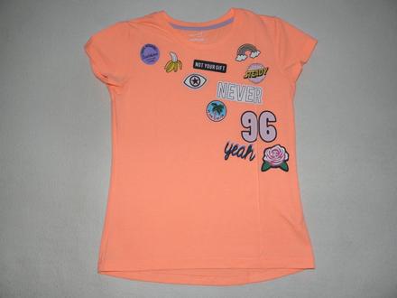 Dívčí neonové tričko zn. wolf vel.134, wolf,134