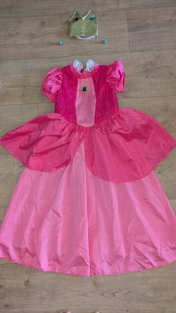 K300 karnevalový kostým růžová princezna vel. 140,