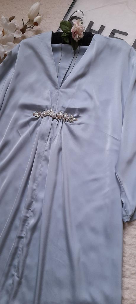 Shein společenské dlouhé šaty abaya, s