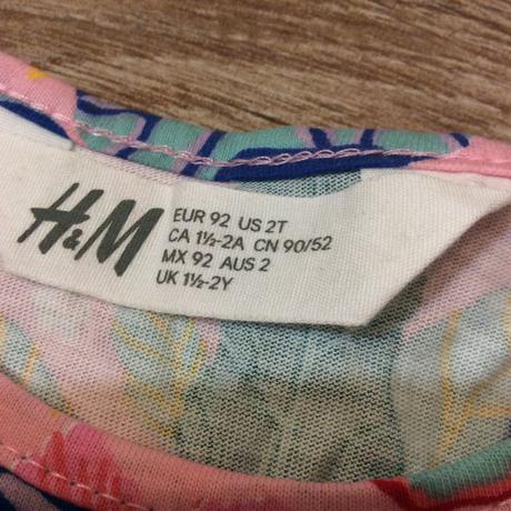 Barevné bavlněné šaty h&m, h&m,92